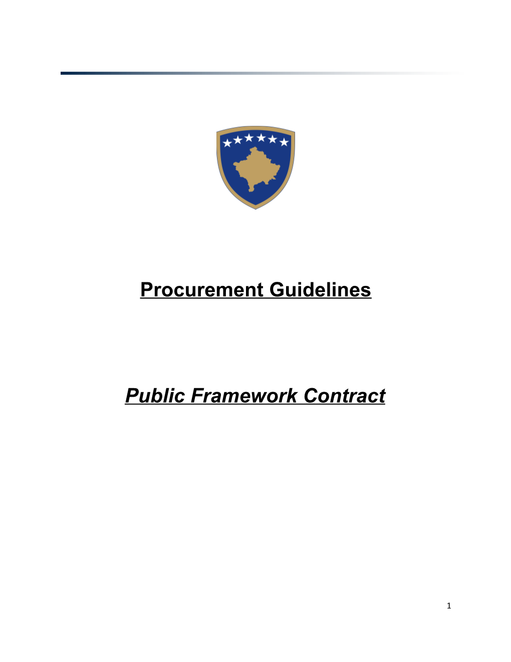 Procurement Guidelines