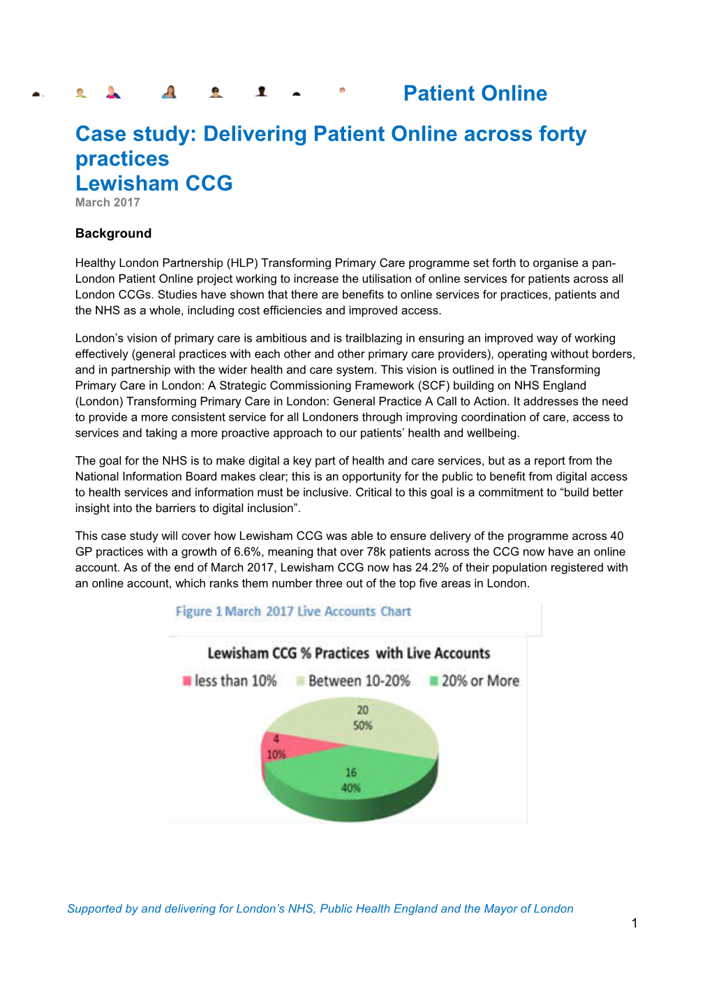 Lewisham Patient Online Case Study14/08/17