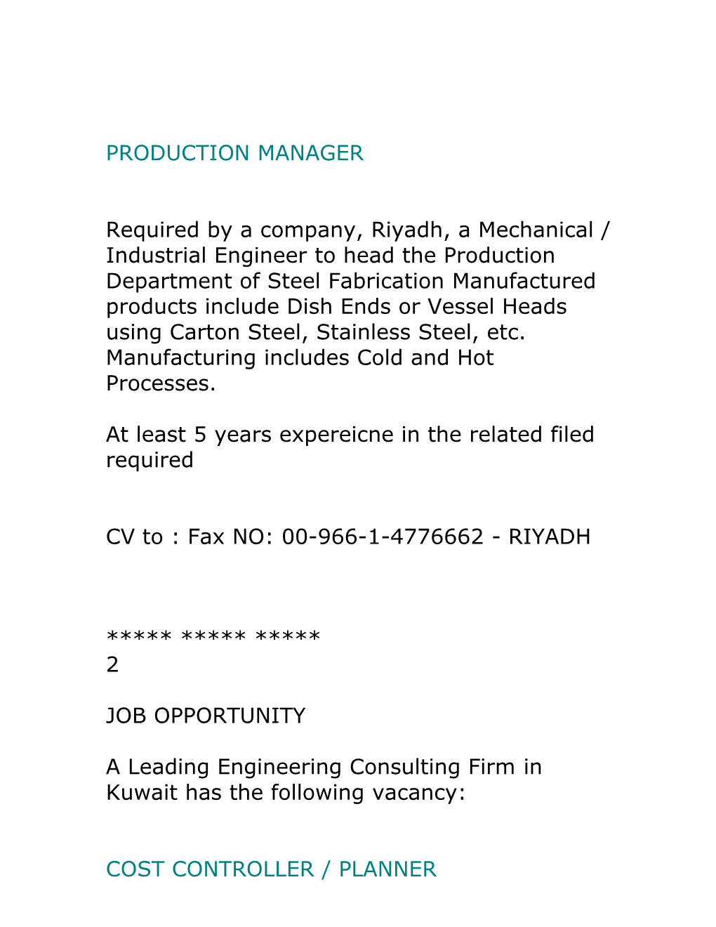 NESPAK Needs Engineers (Road/Highway) for MOT Projects in KSA(Civil,Material, Electrical