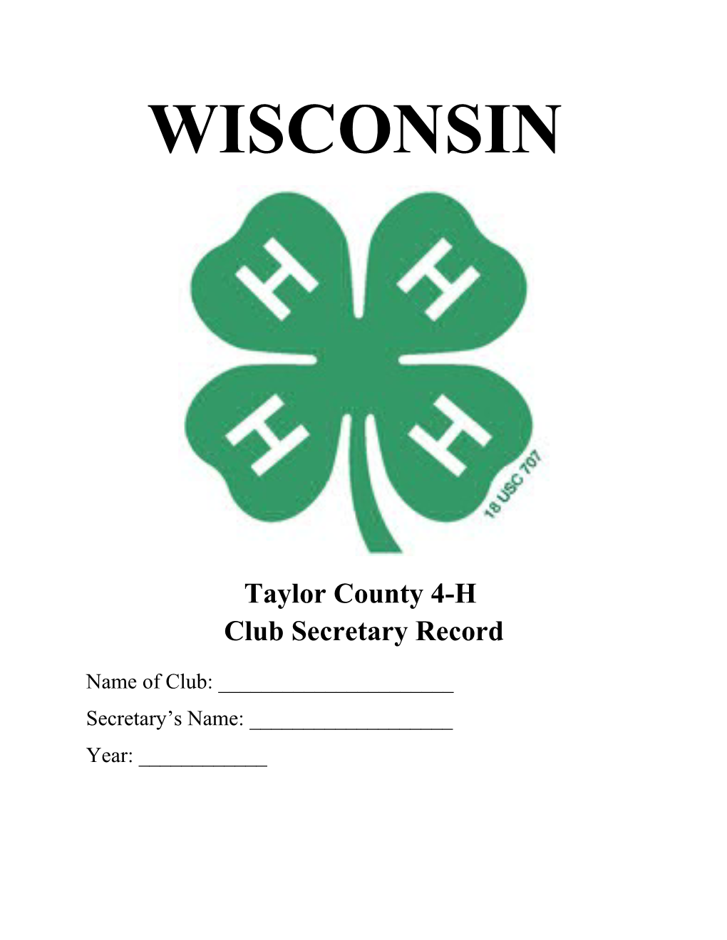 Taylor County 4-H