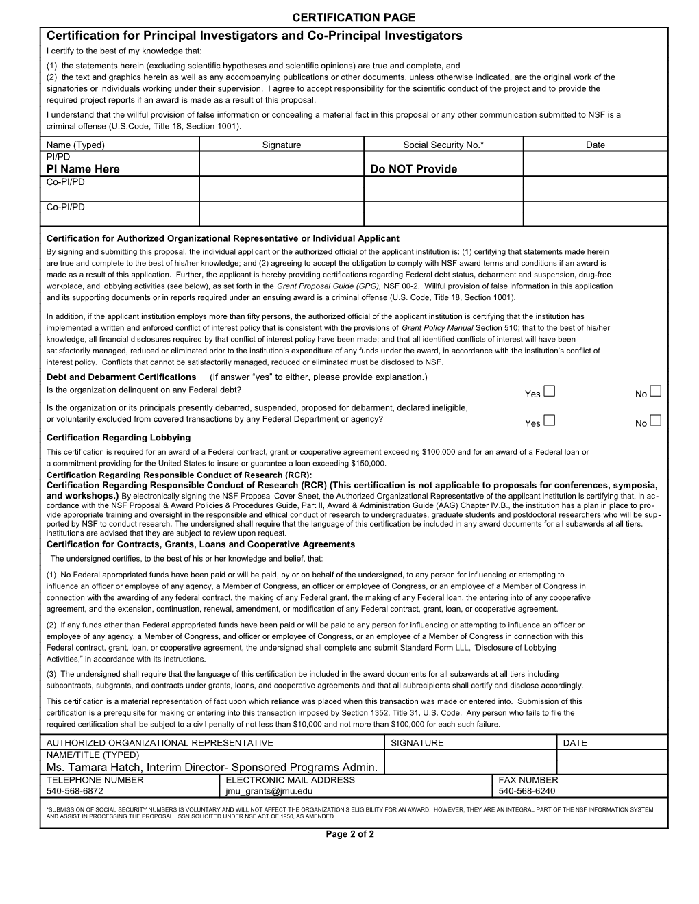 Proposal Forms Kit