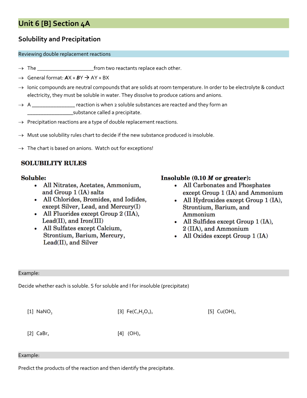 Unit 6 B Section 4A