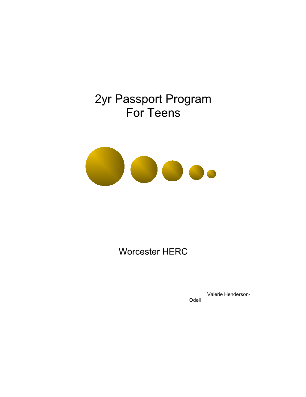 2Yr Passport Program for Teens