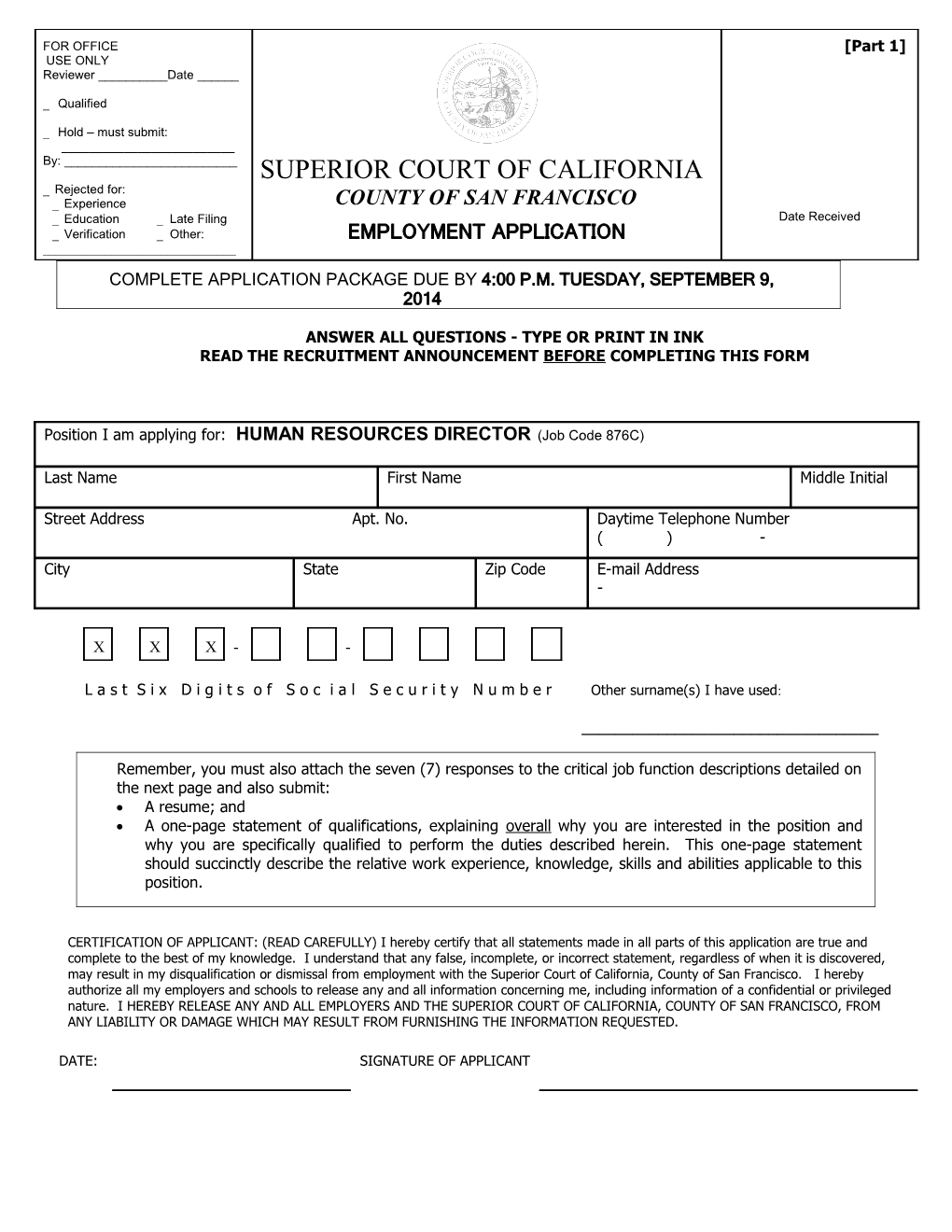 Superior Court of California s1