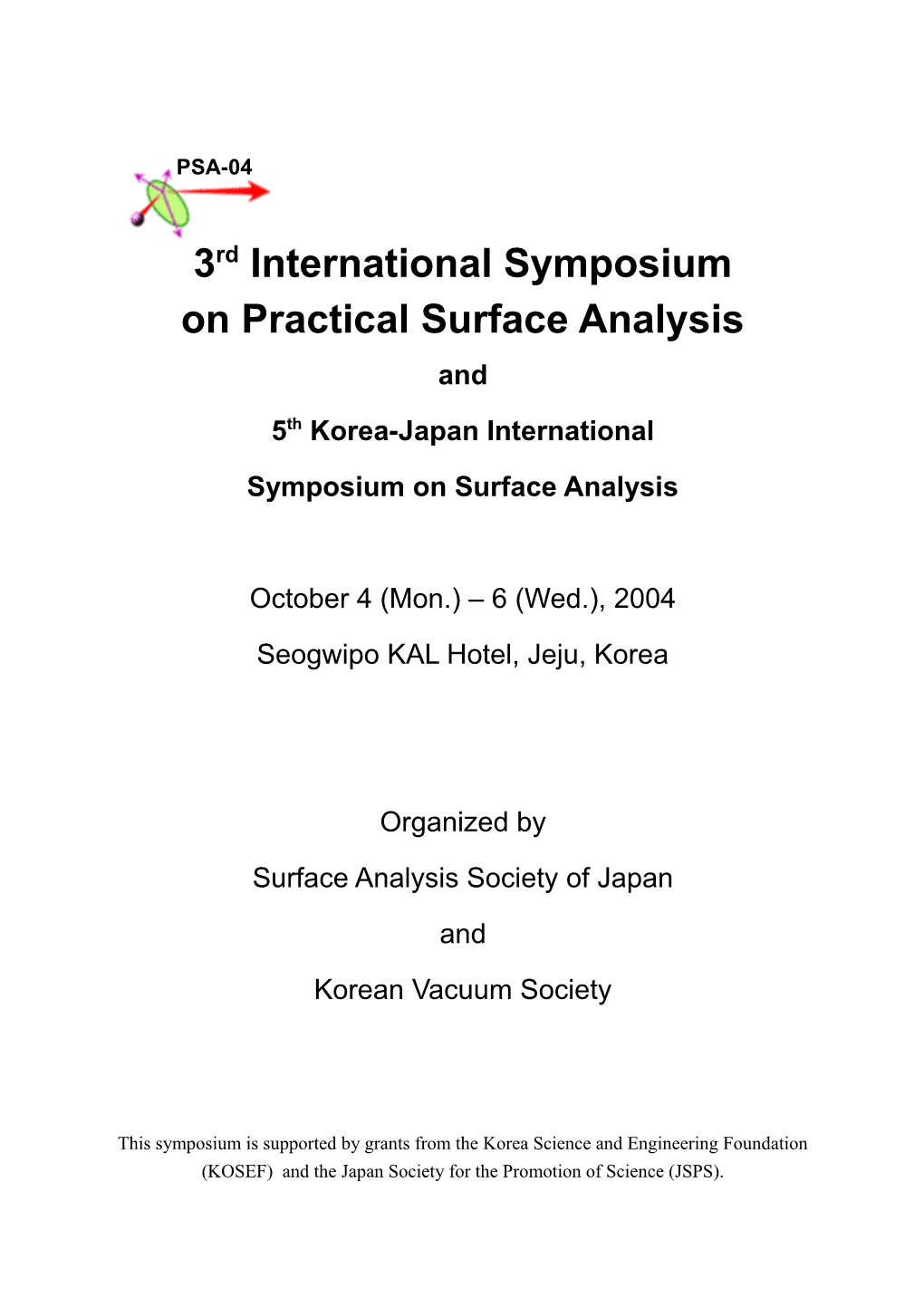 3Rd International Symposium