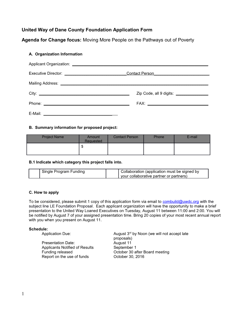 2007 (Phase 25) FEMA Application Form