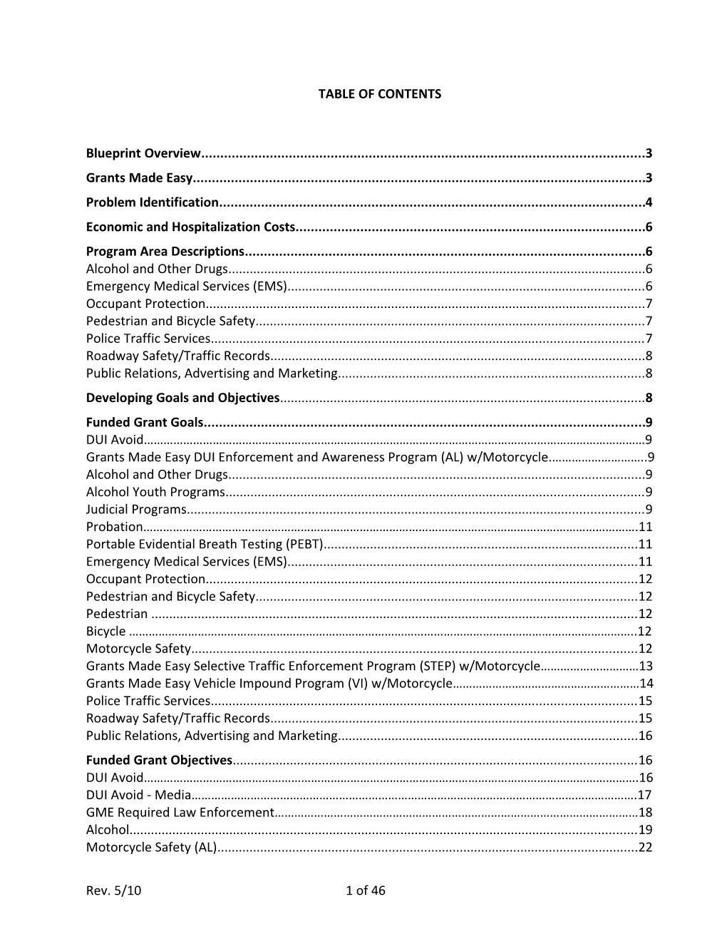 Blueprint for Traffic Safety s1