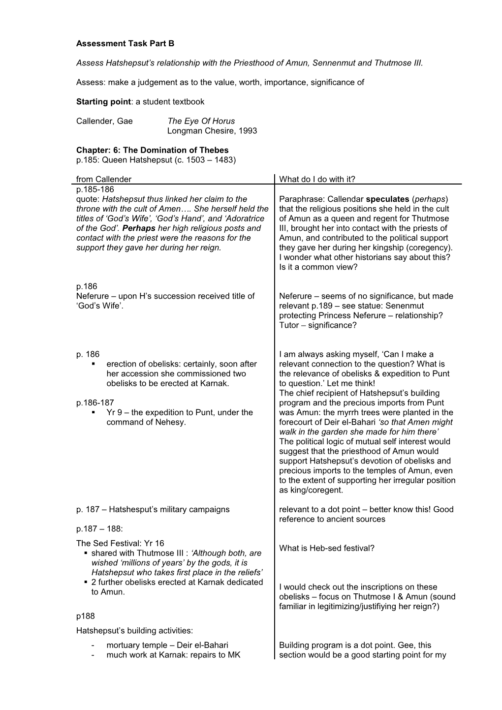 Assessment Task Part B