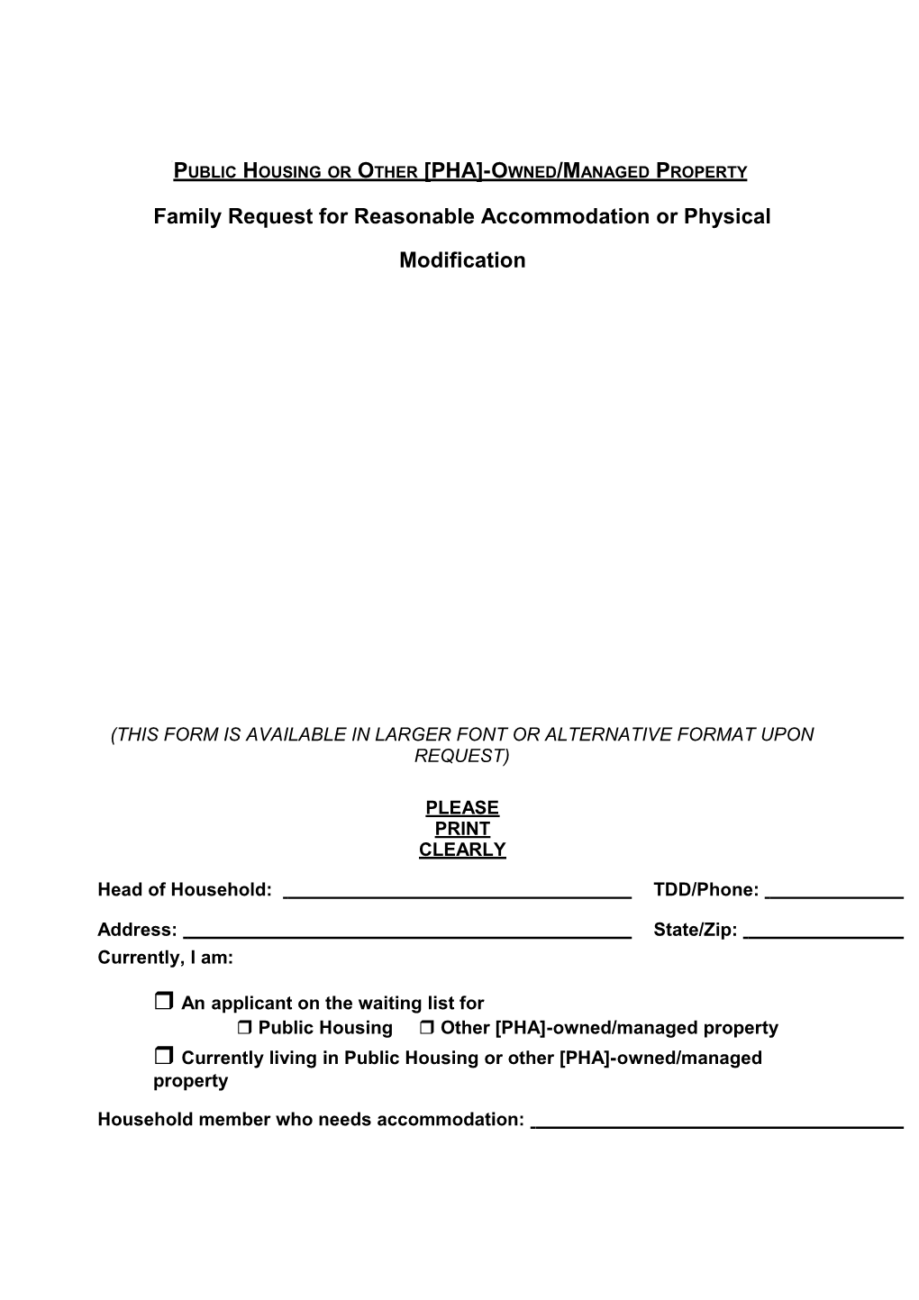 RA Or Modification Request - PH 10-30-13 Revised