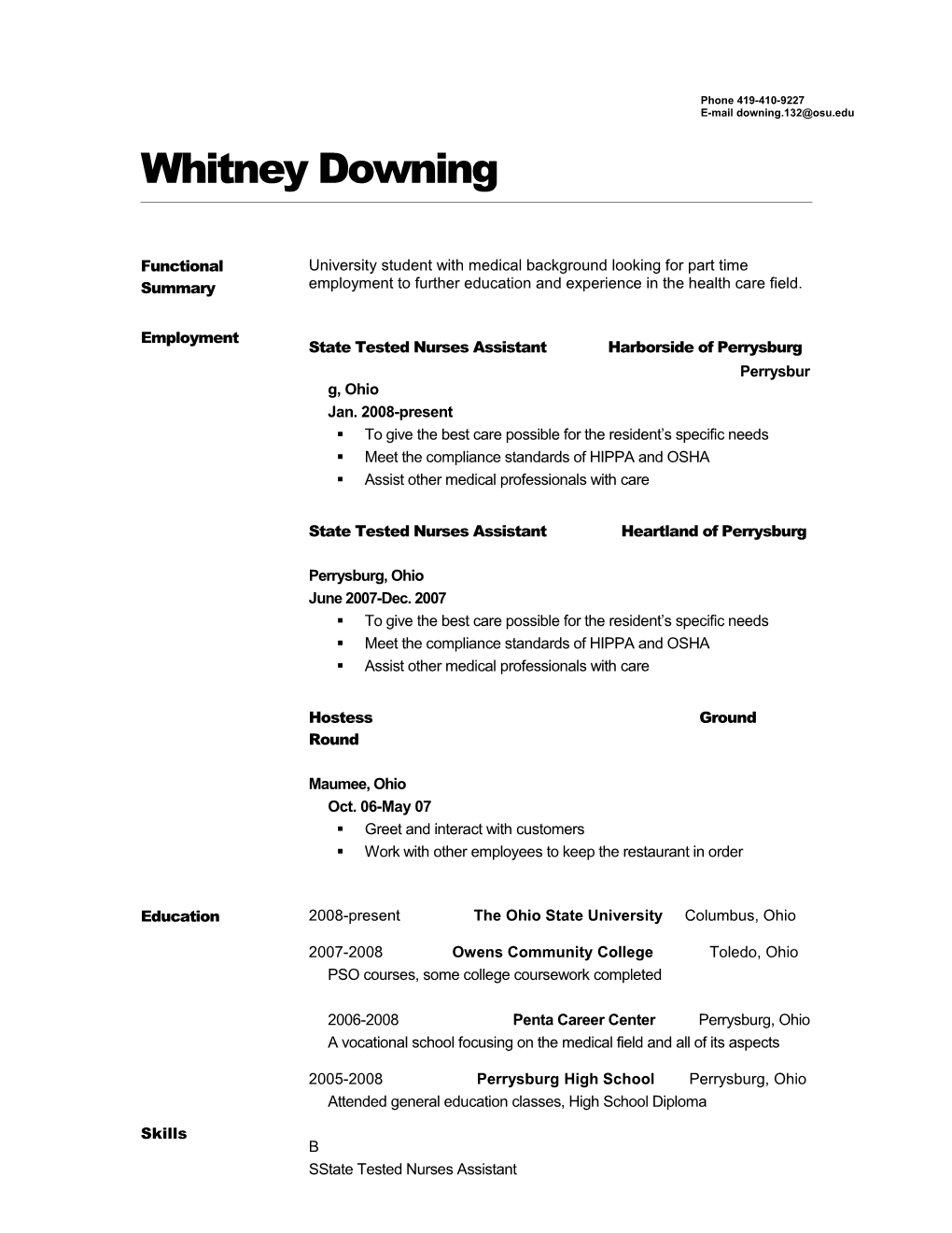 Whitney Downing