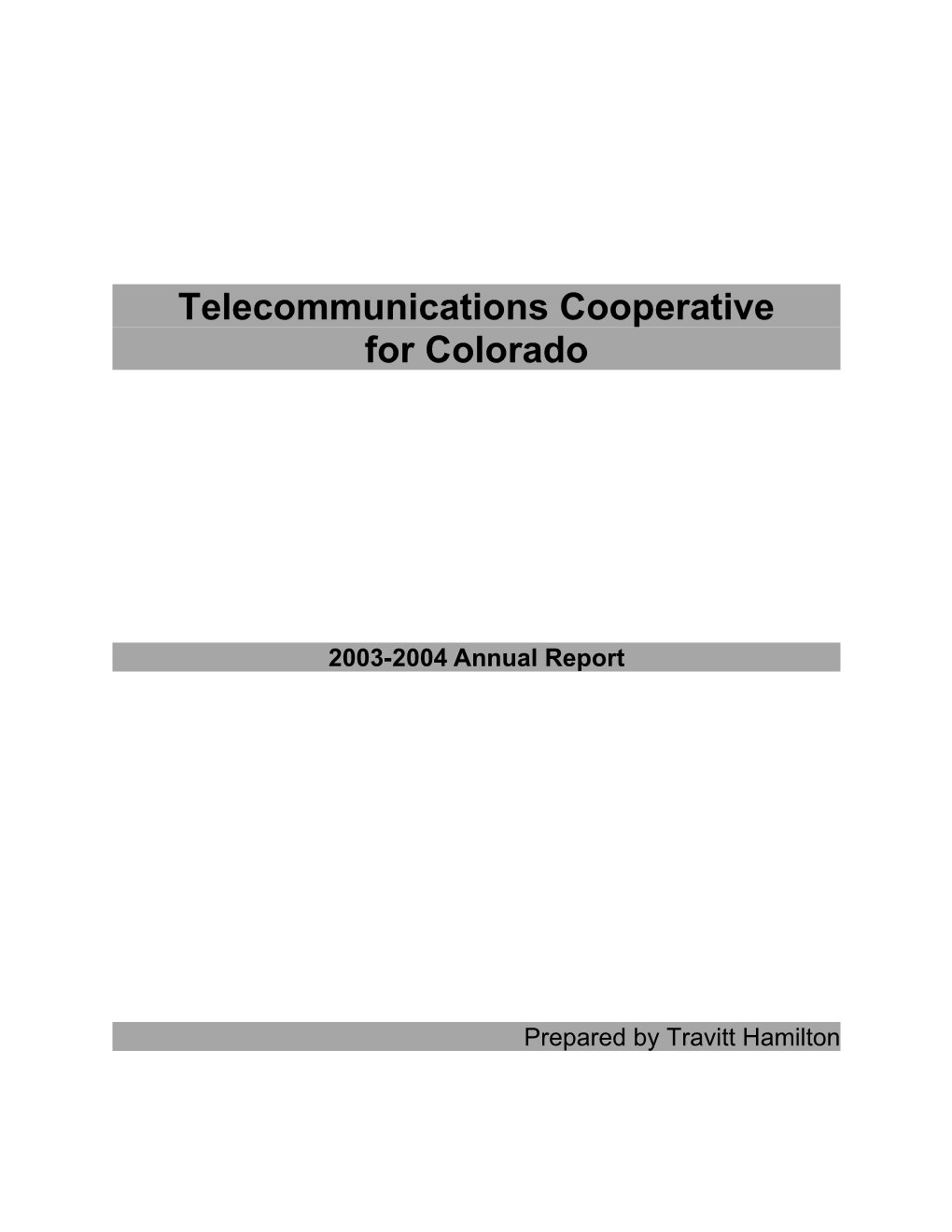 Telecommunications Cooperative