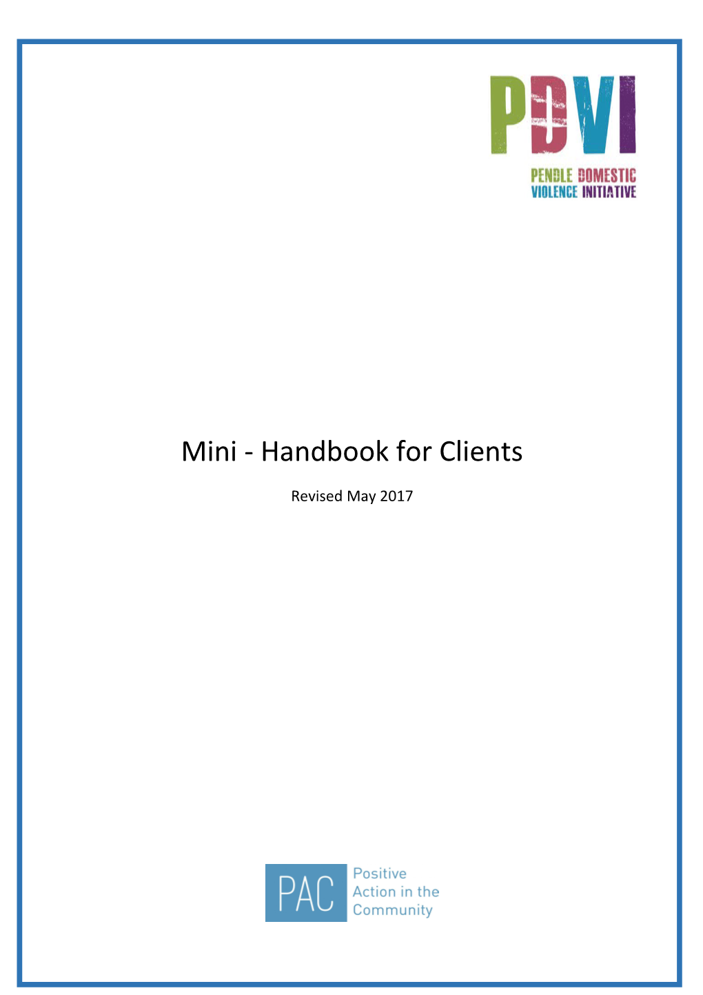 Mini - Handbook for Clients