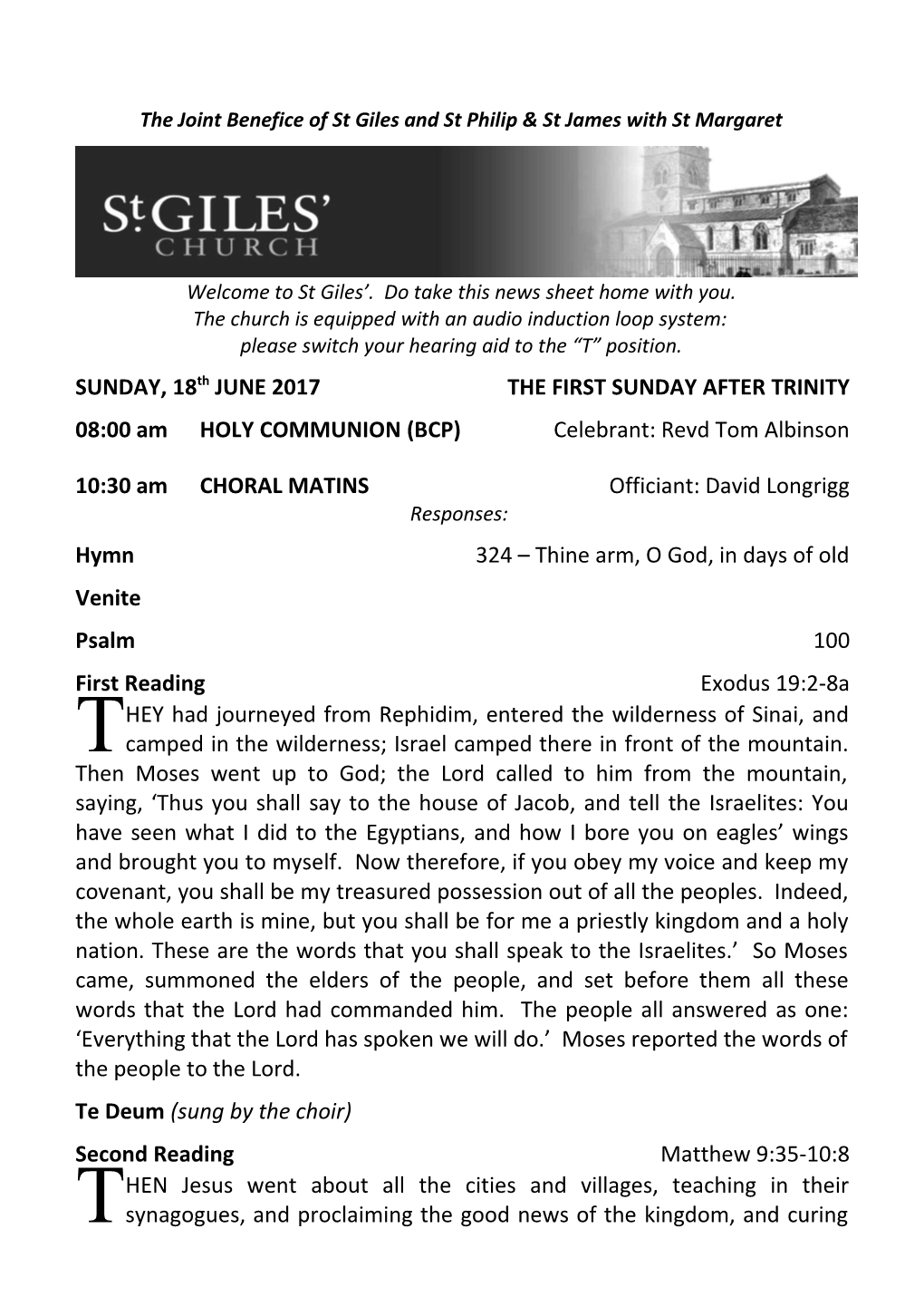 The Joint Benefice of St Giles and St Philip & St James with St Margaret s3