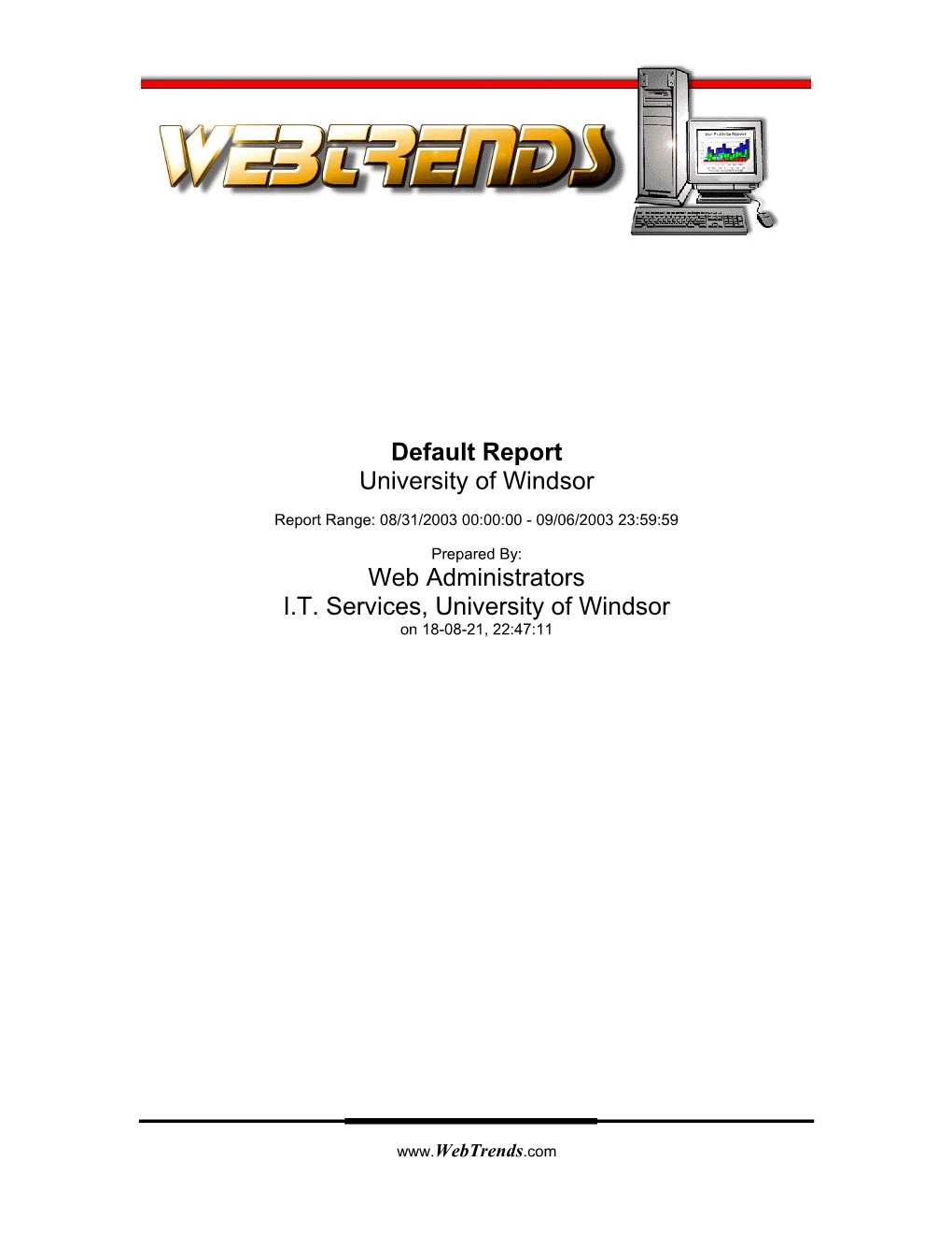 Default Report