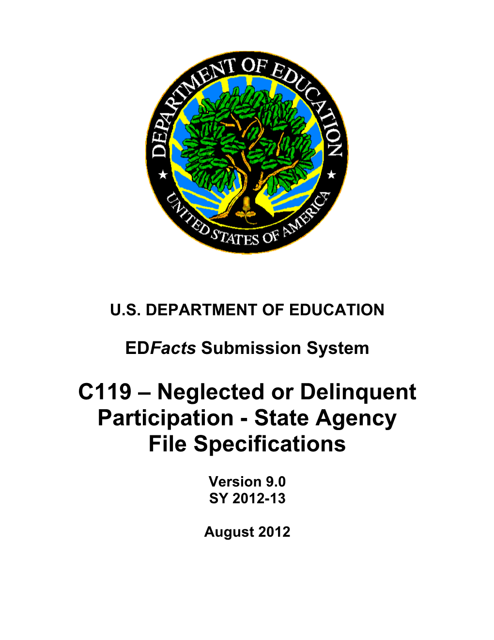 N Or D Participation - State Agency File Specifications