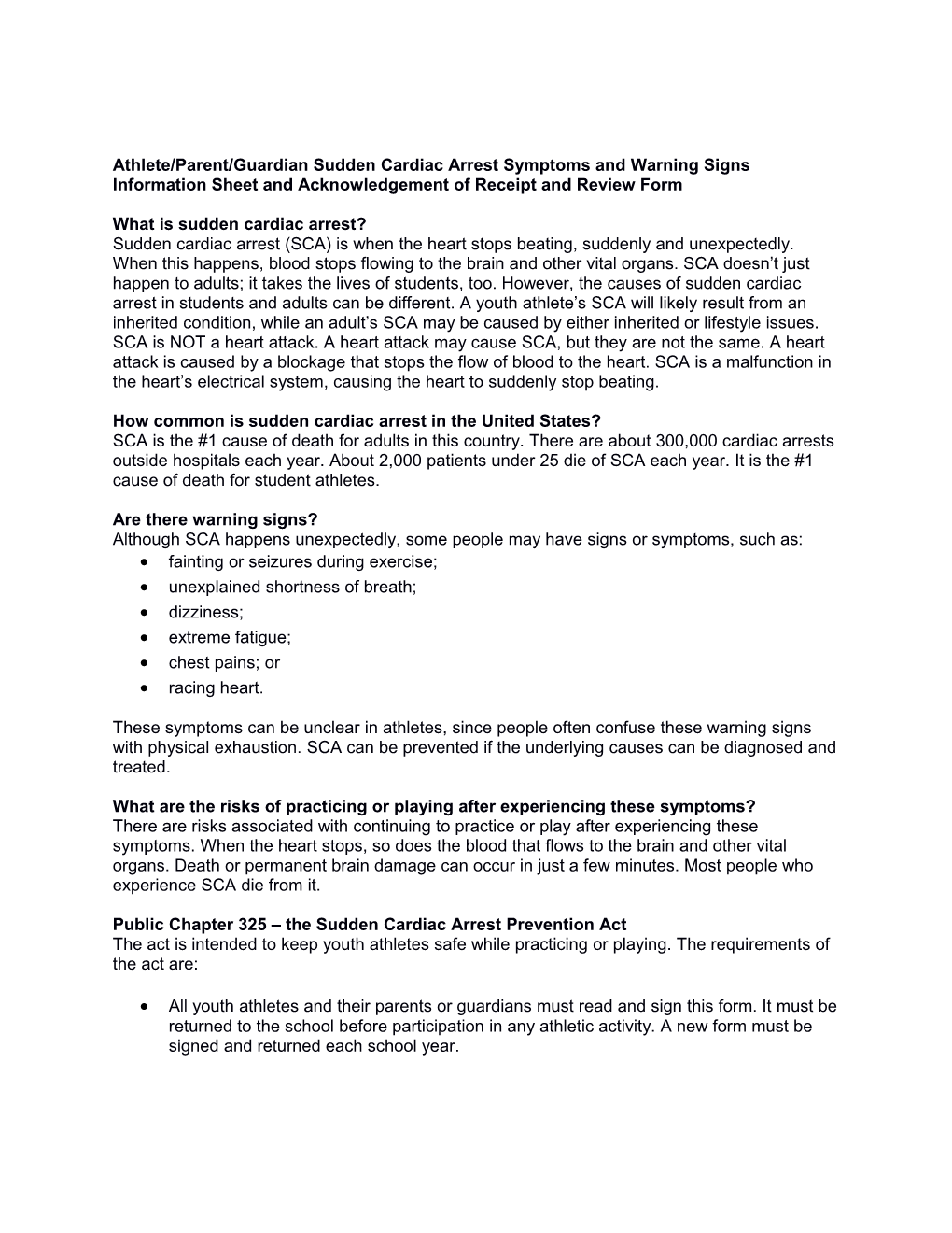 What Is Sudden Cardiac Arrest? s1