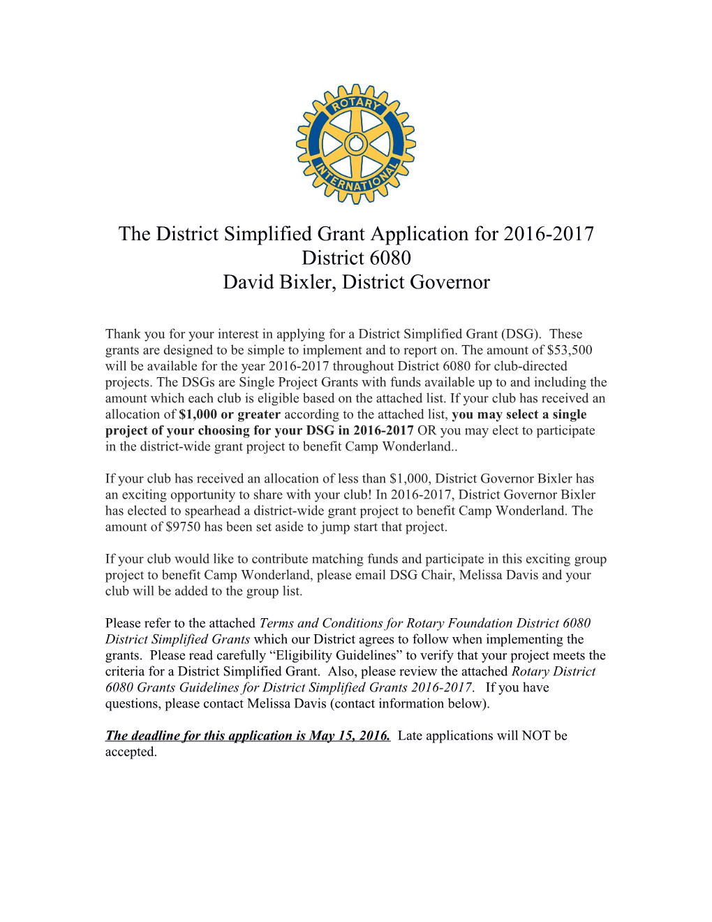 ROTARY- District-Simplified-Grant-Application-For-2015-2016 DRAFT