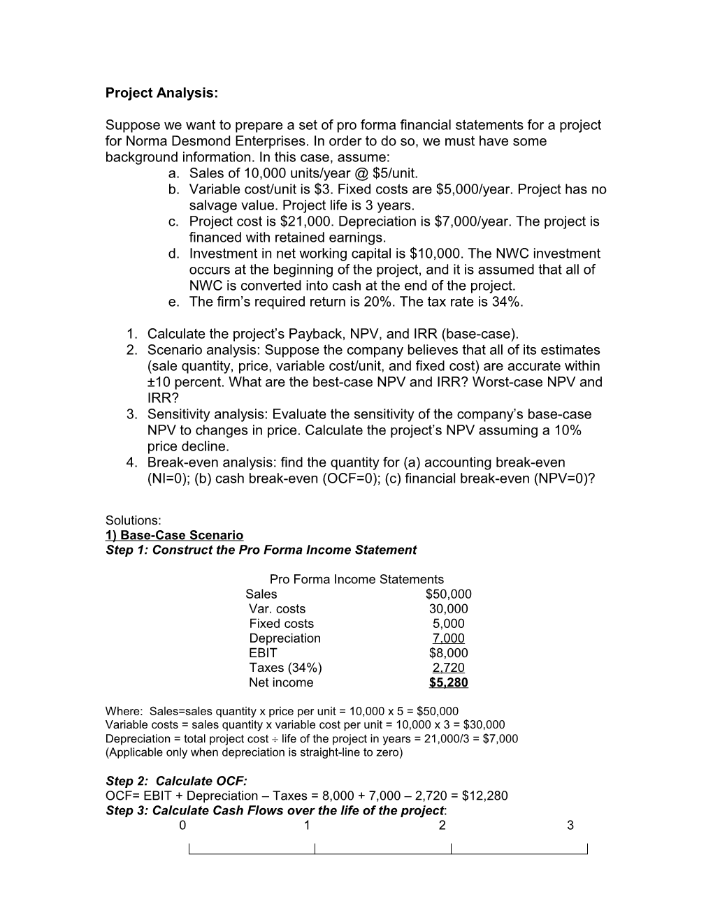 Chapter 9 Making Capital Investment Decisions