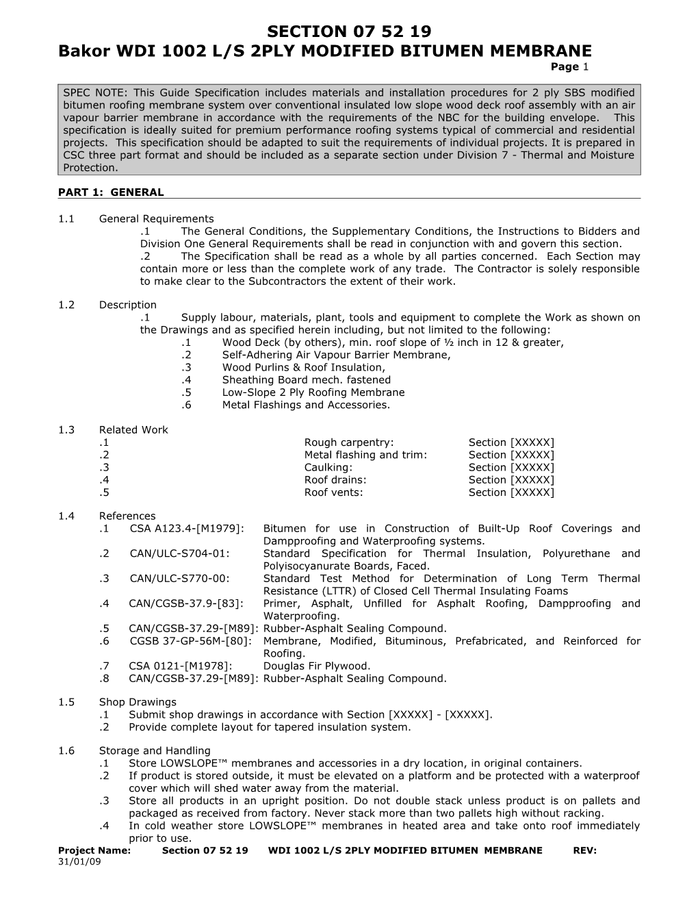 Modifiedplus GUIDE SPECIFICATION