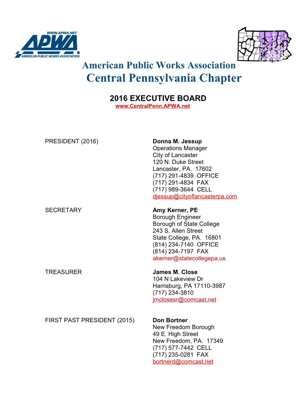American Public Works Association s1