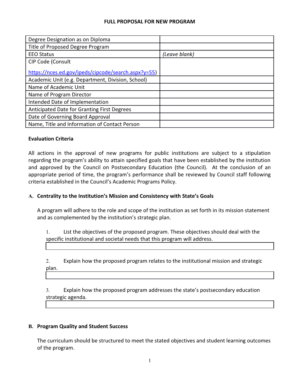 Full Proposal Template (Undergrad)