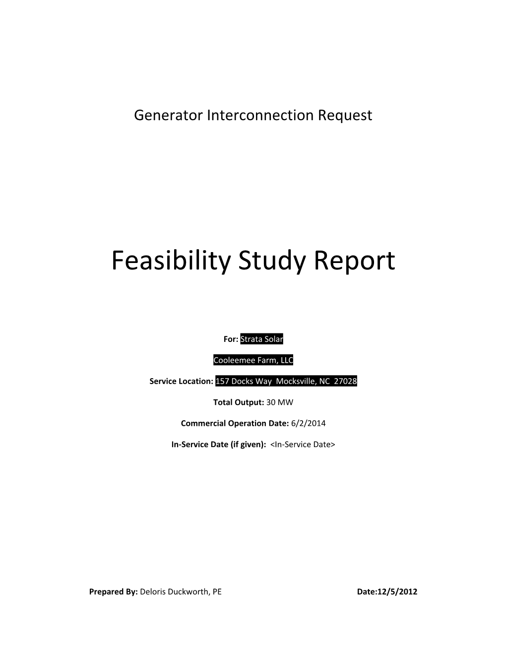 Feasibility Study Report s1