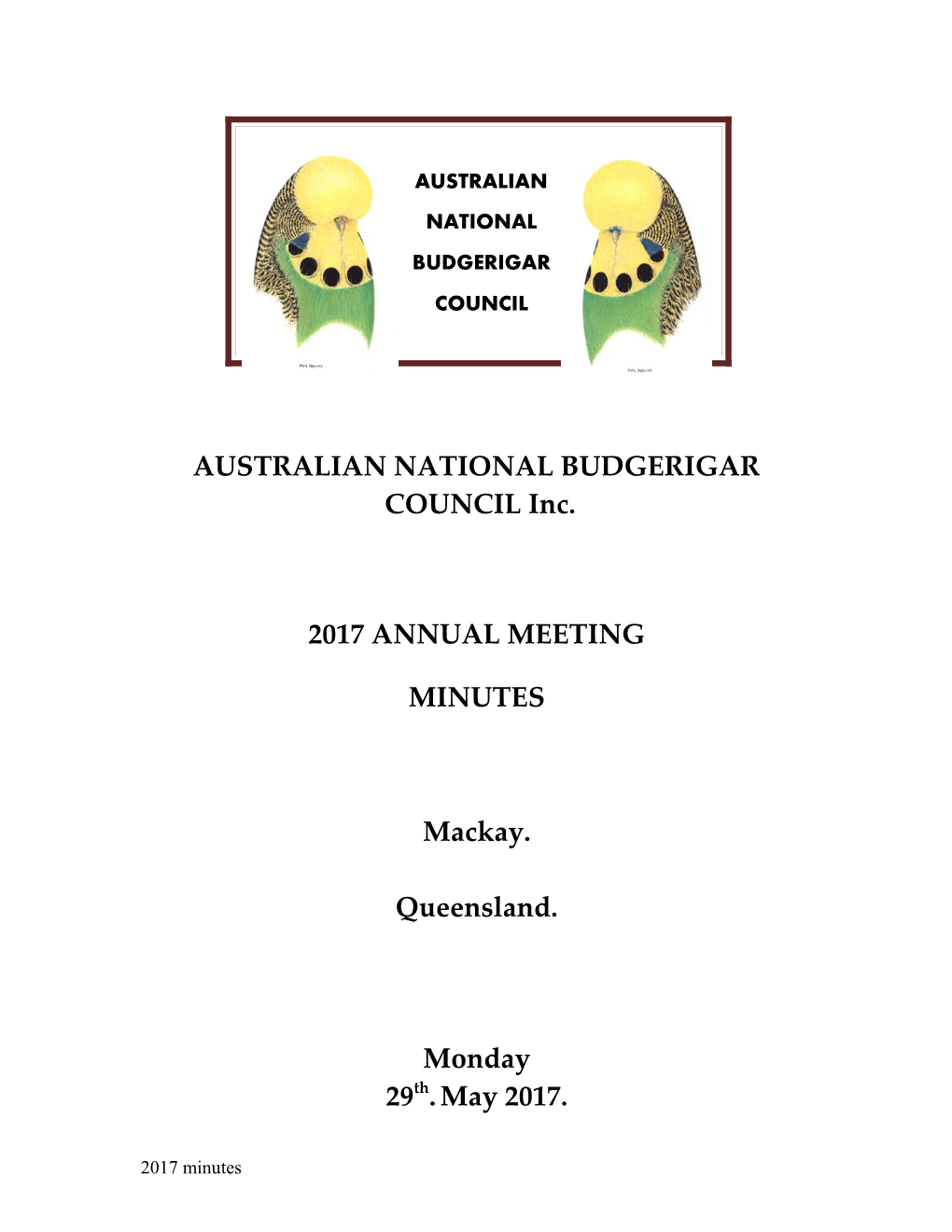 Australian National Budgerigar