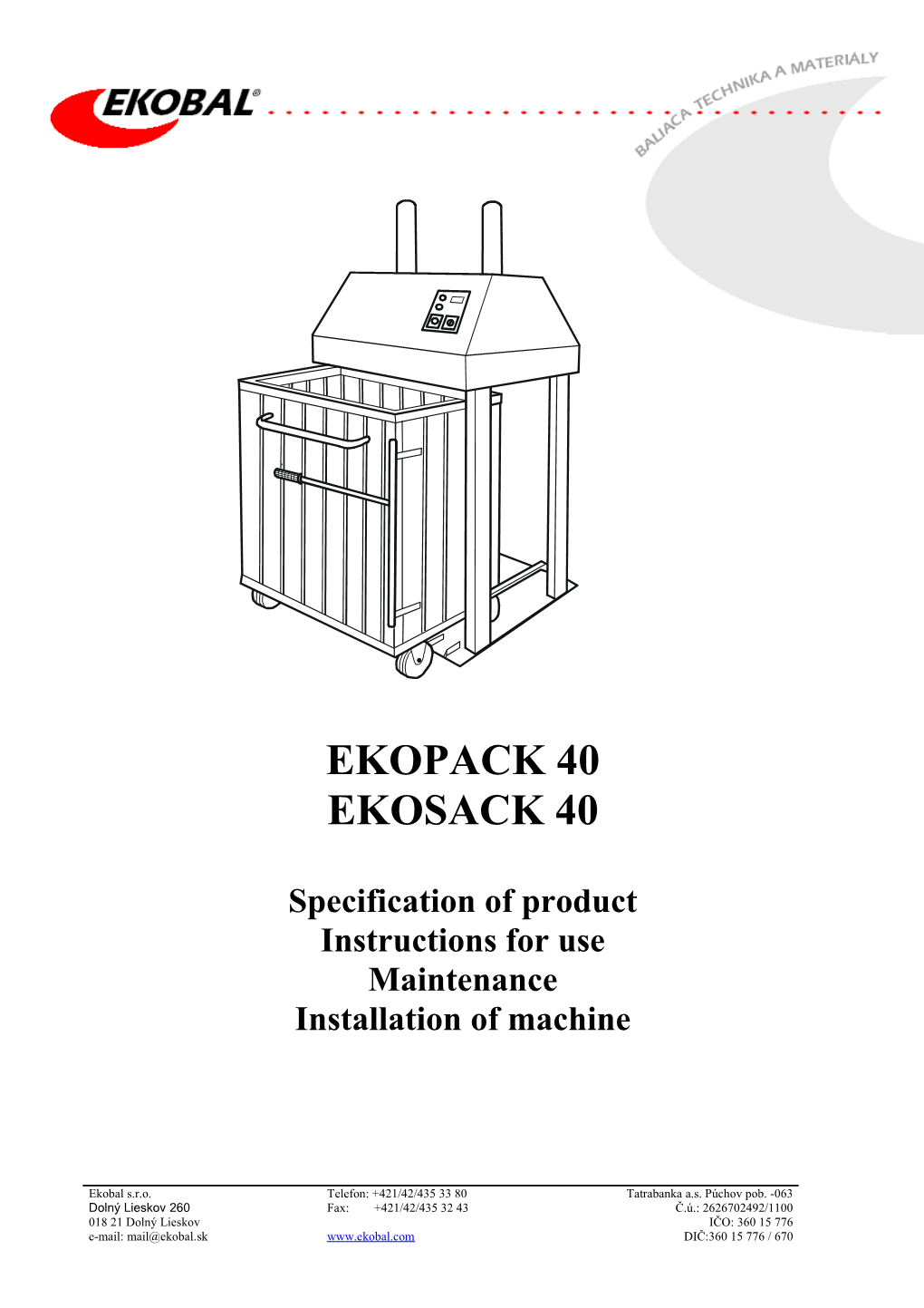 Specification of Product