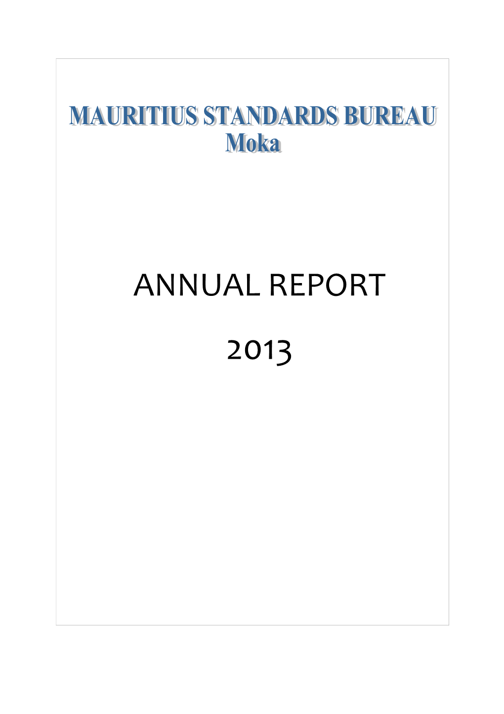 Mauritius Standards Bureau