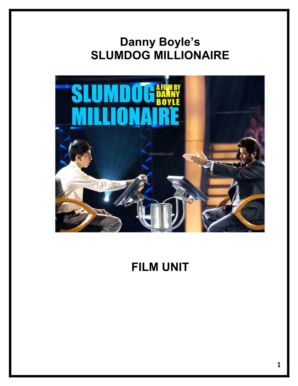 Slumdog Millionaire s1