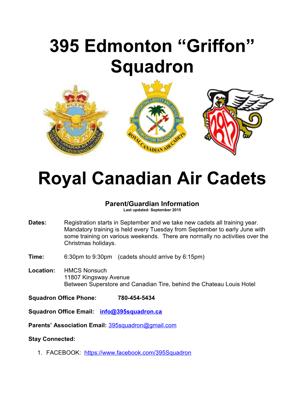 395 Griffon Edmonton Squadron