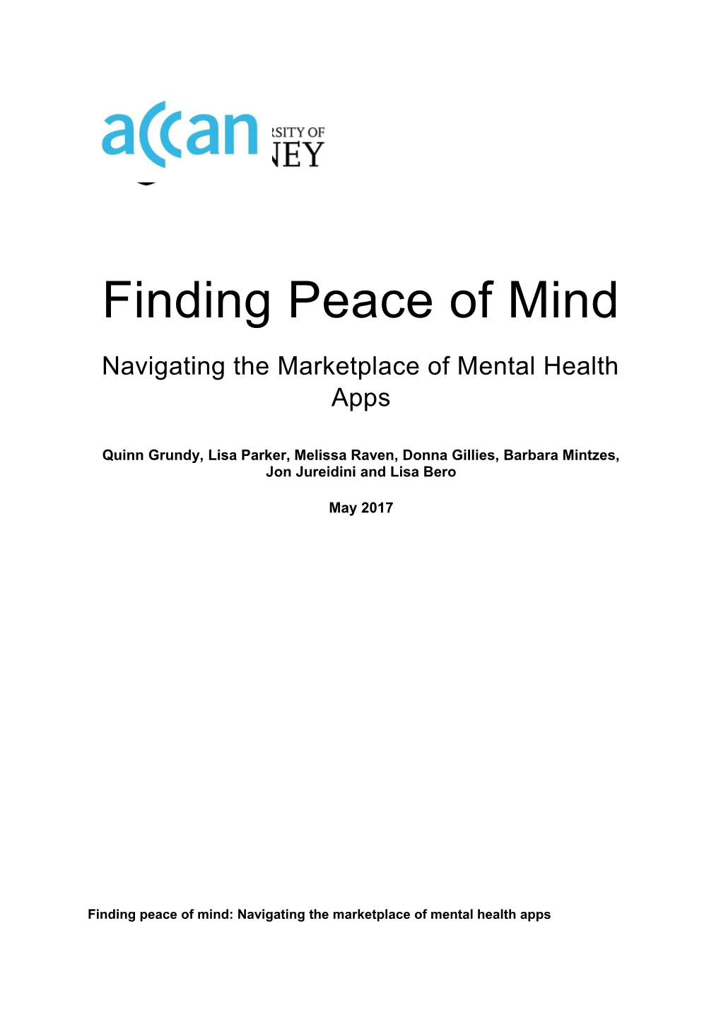 Finding Peace of Mind: Navigating the Marketplace of Mental Health Apps