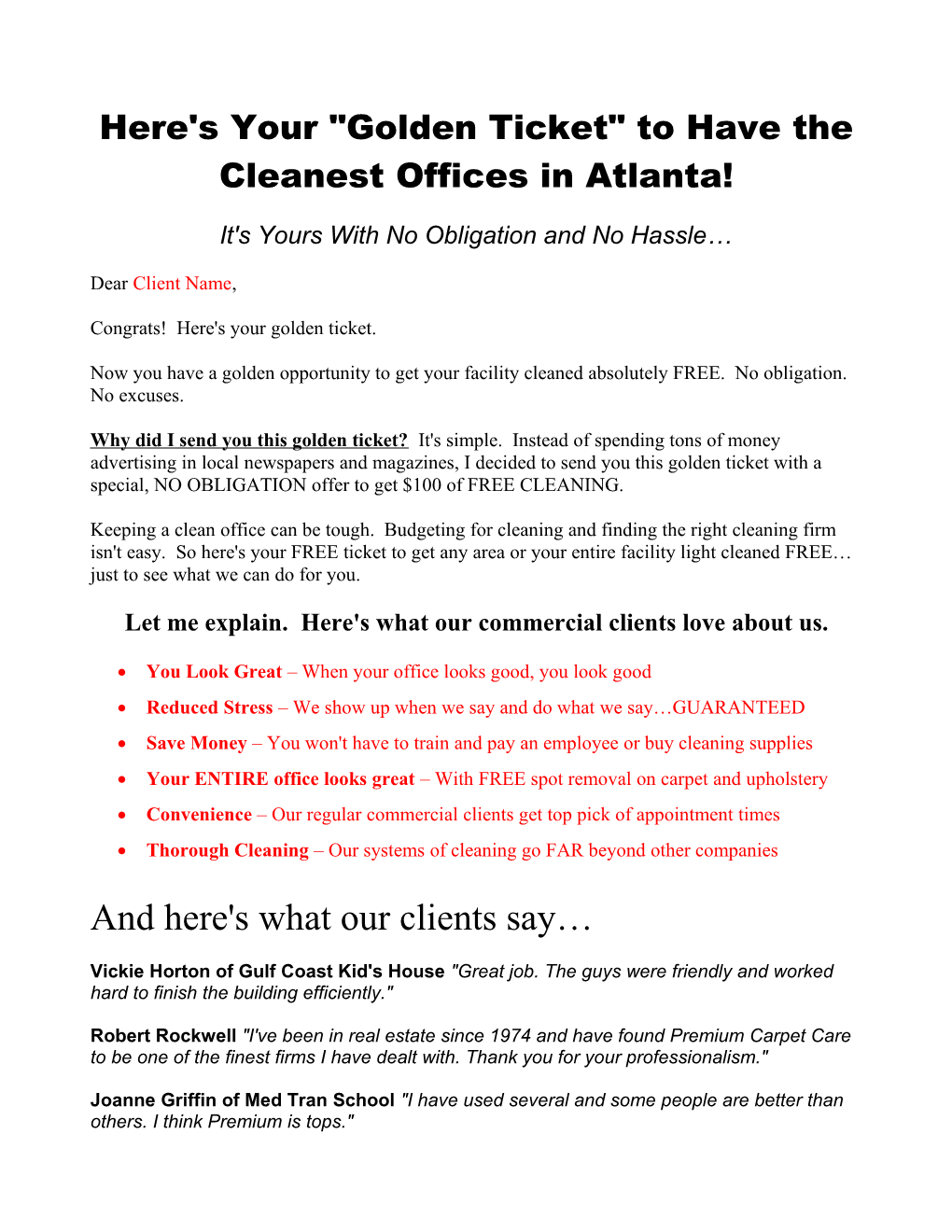 Here's Your Golden Ticket to Have the Cleanest Offices in Atlanta!