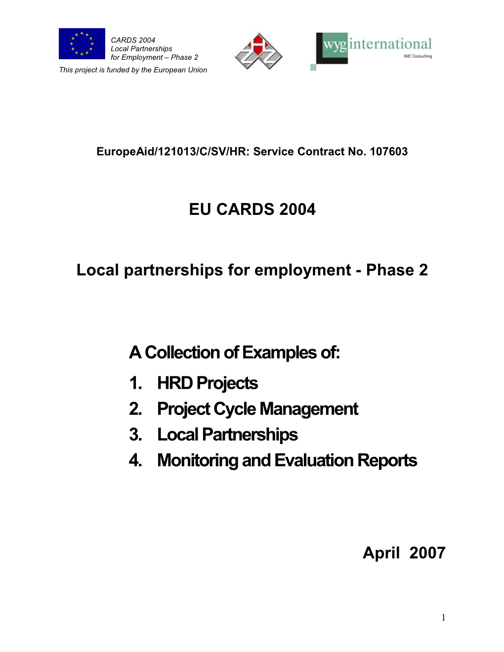 Local Partnerships for Employment - Phase 2