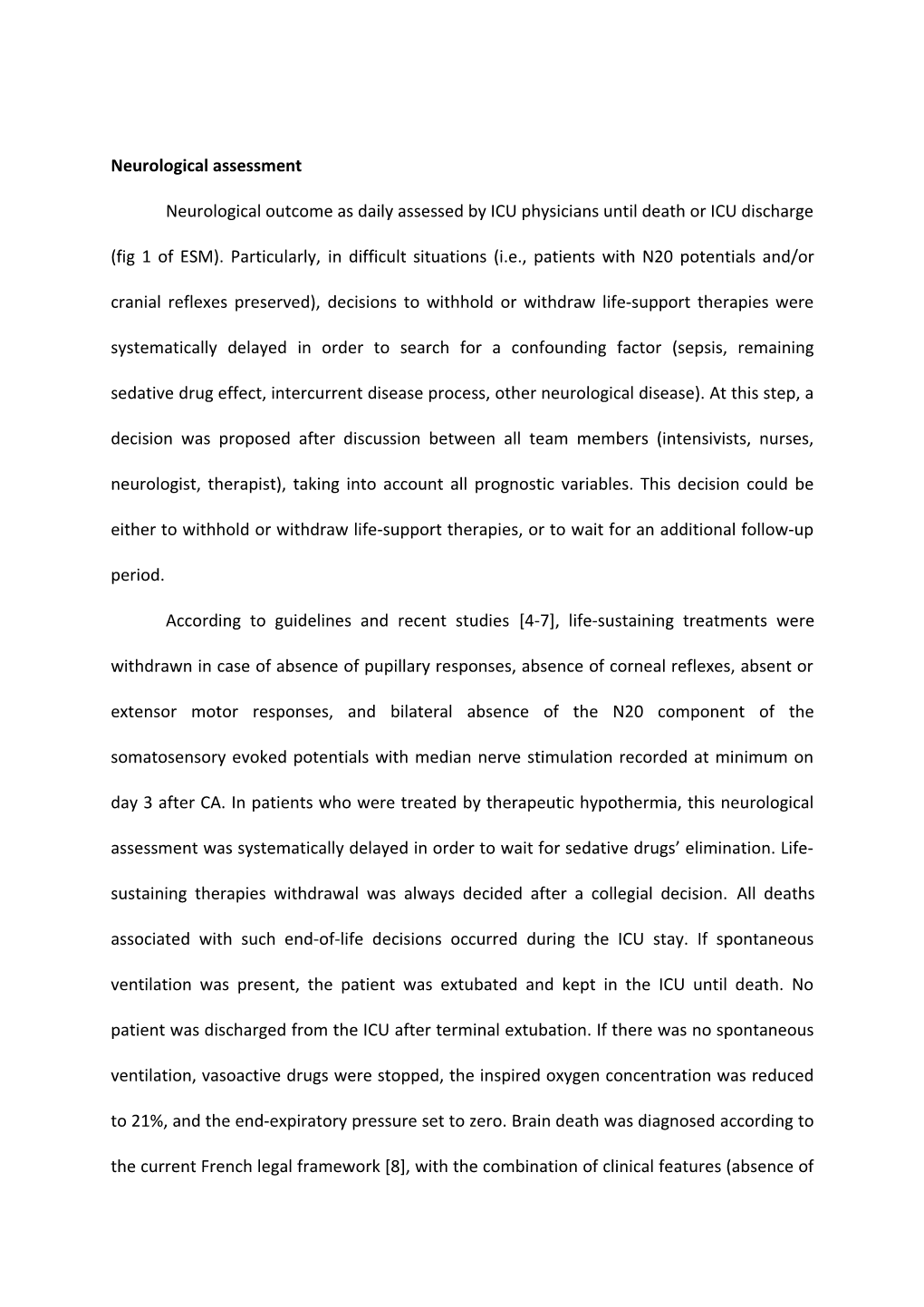 Neurological Assessment