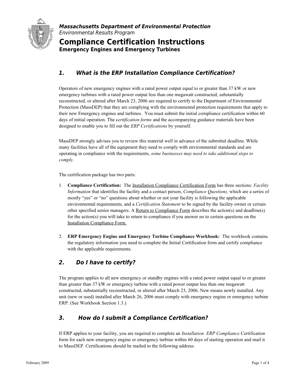 1. What Is the ERP Compliance Certification?