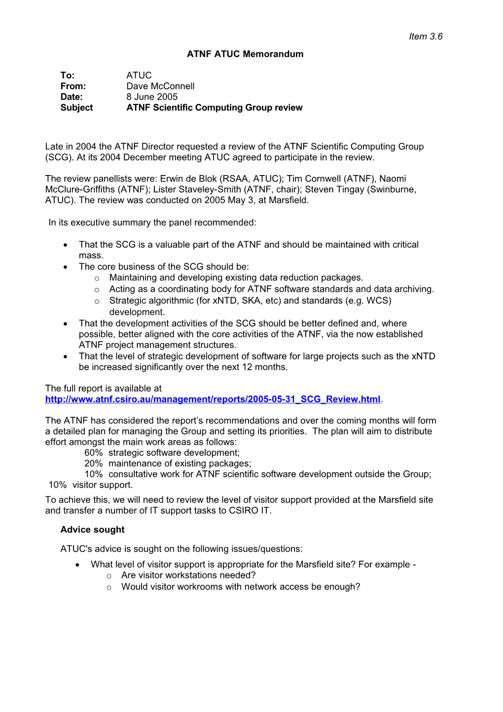 Subjectatnf Scientific Computing Group Review