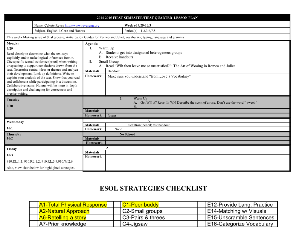 Chicago Public Schools Lesson Plan s1