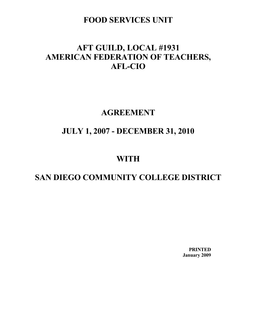 Aft Guild, Local 1931