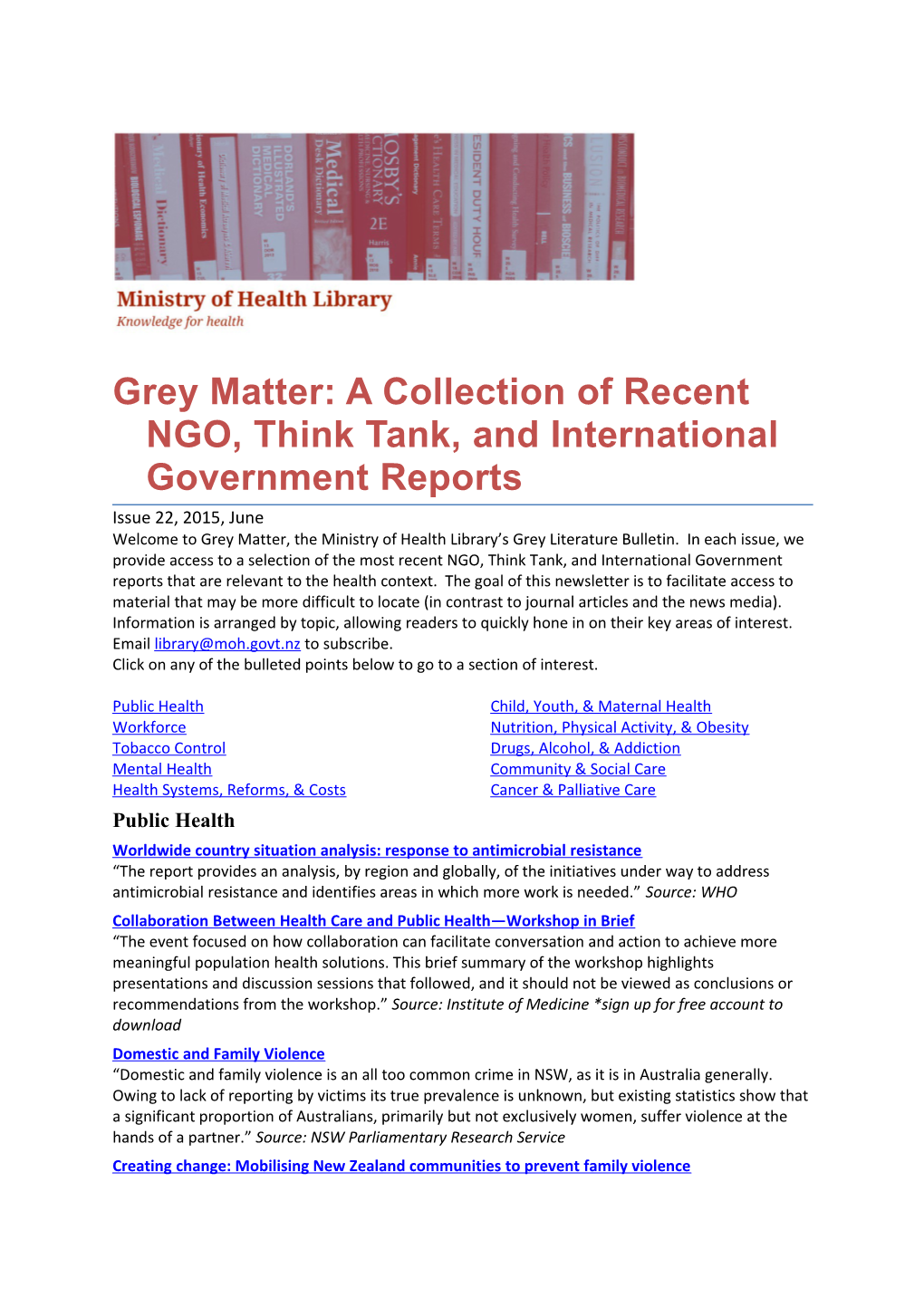 Grey Matter, Issue 22, June 2015