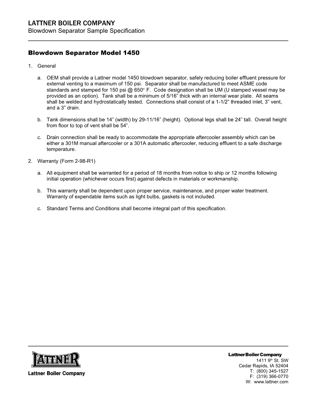 Boiler System Requirements Please Complete This Document and Return It to Us by Fax