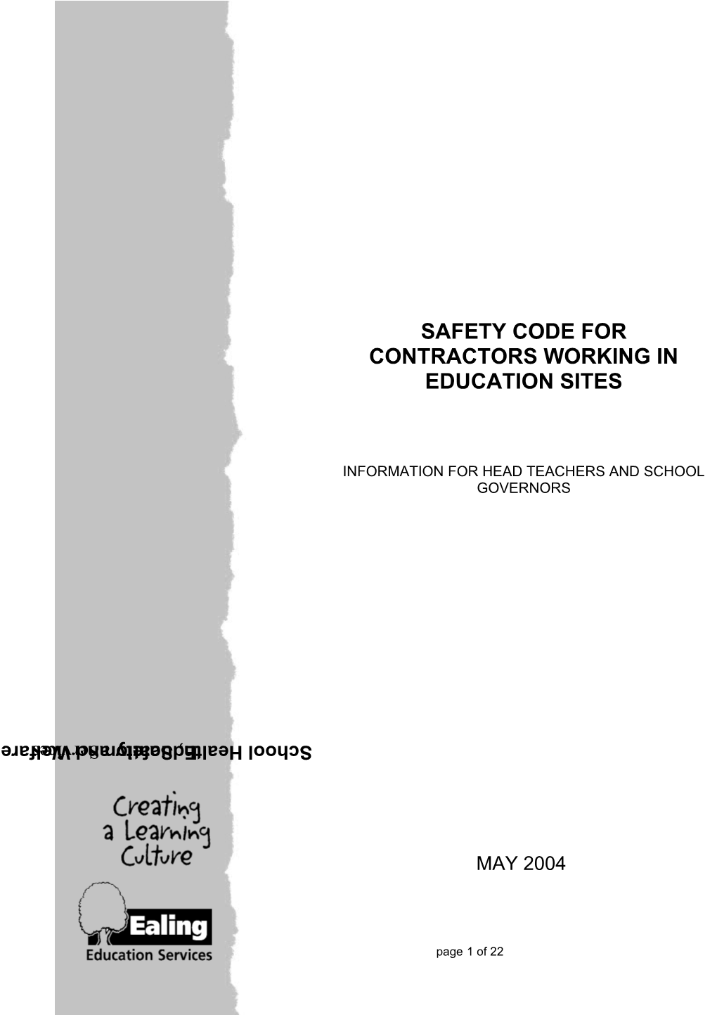 Contractors in Schools