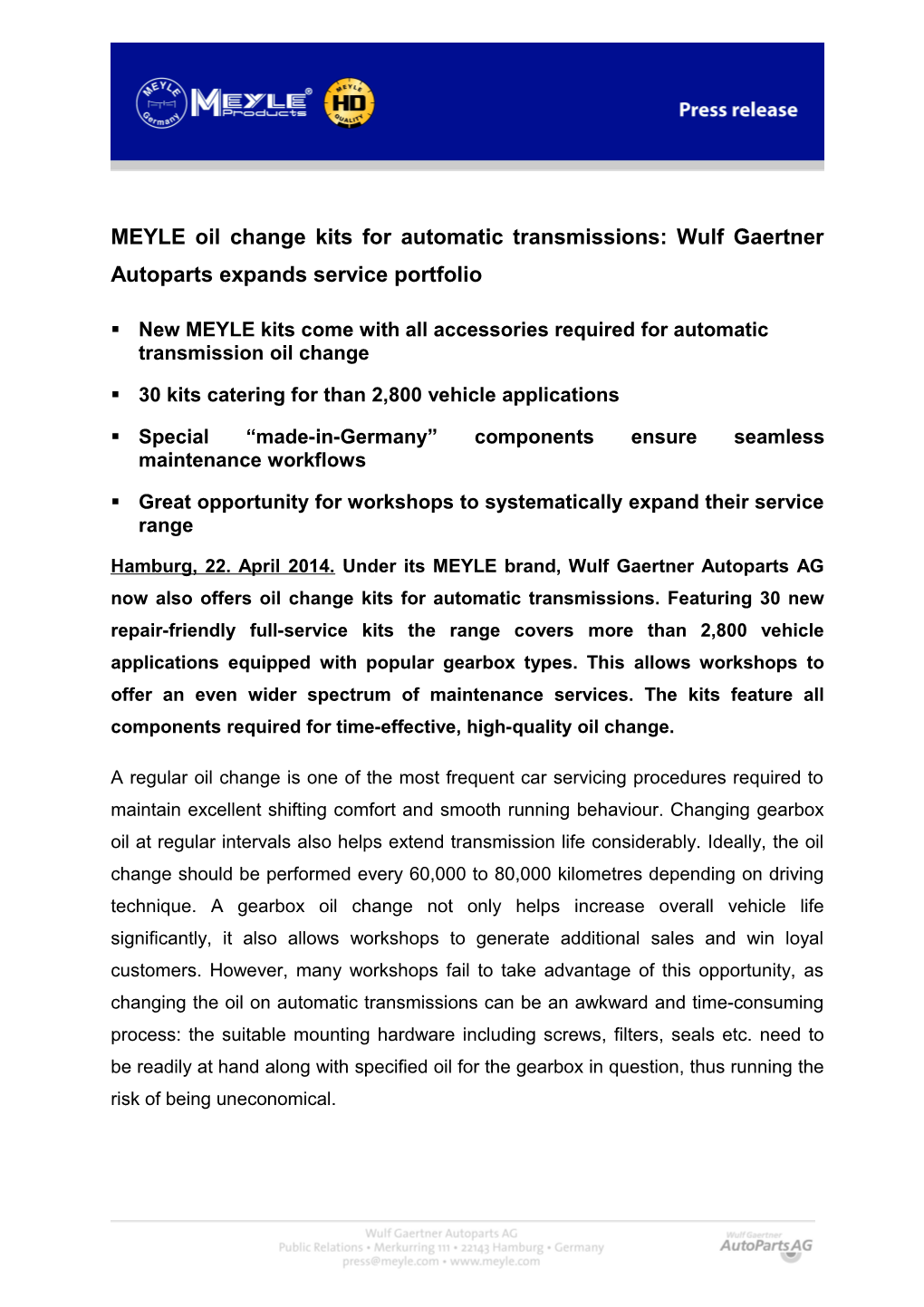 MEYLE - Wulf Gaertner Autoparts AG s3