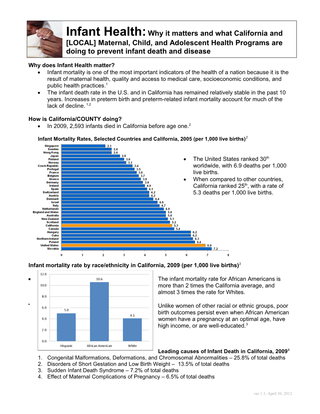 Why Does Infant Health Matter?