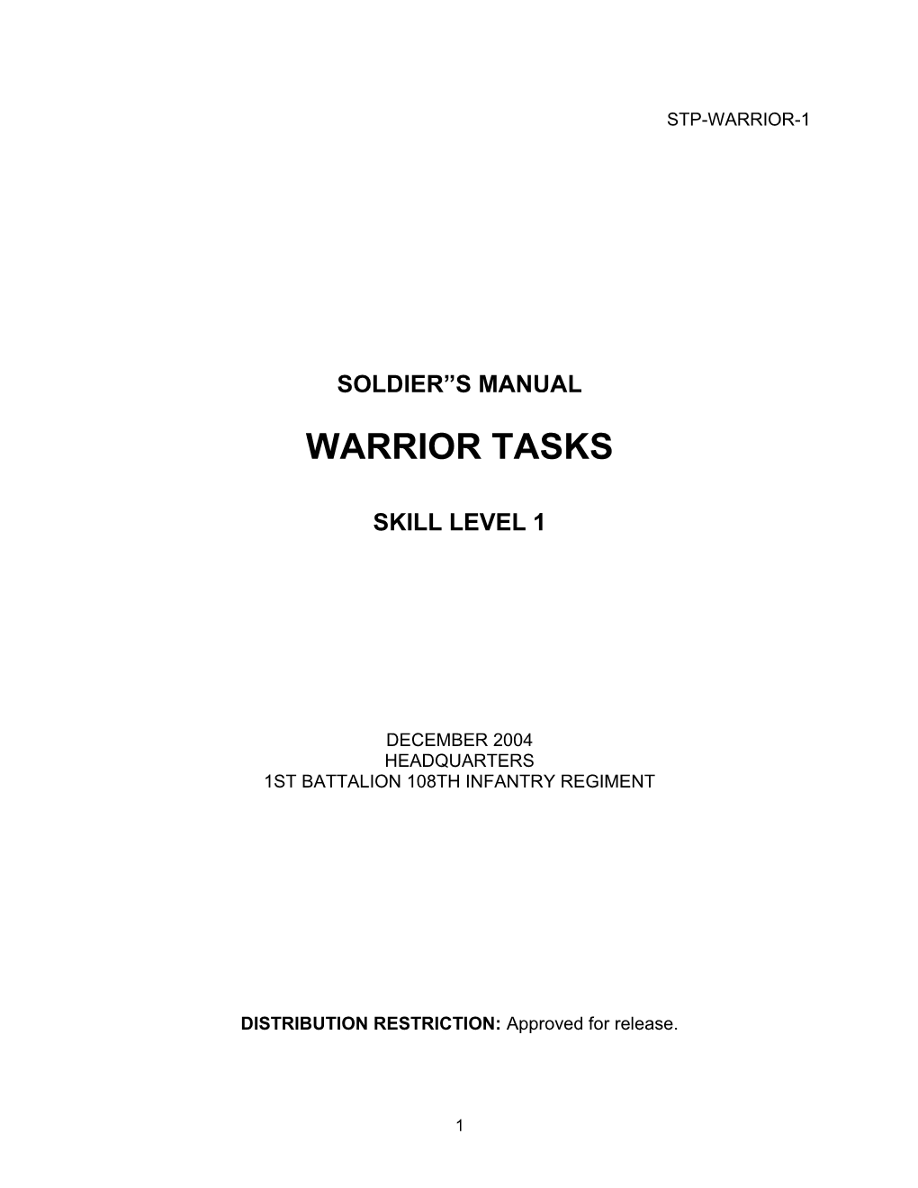 Soldier S Manual