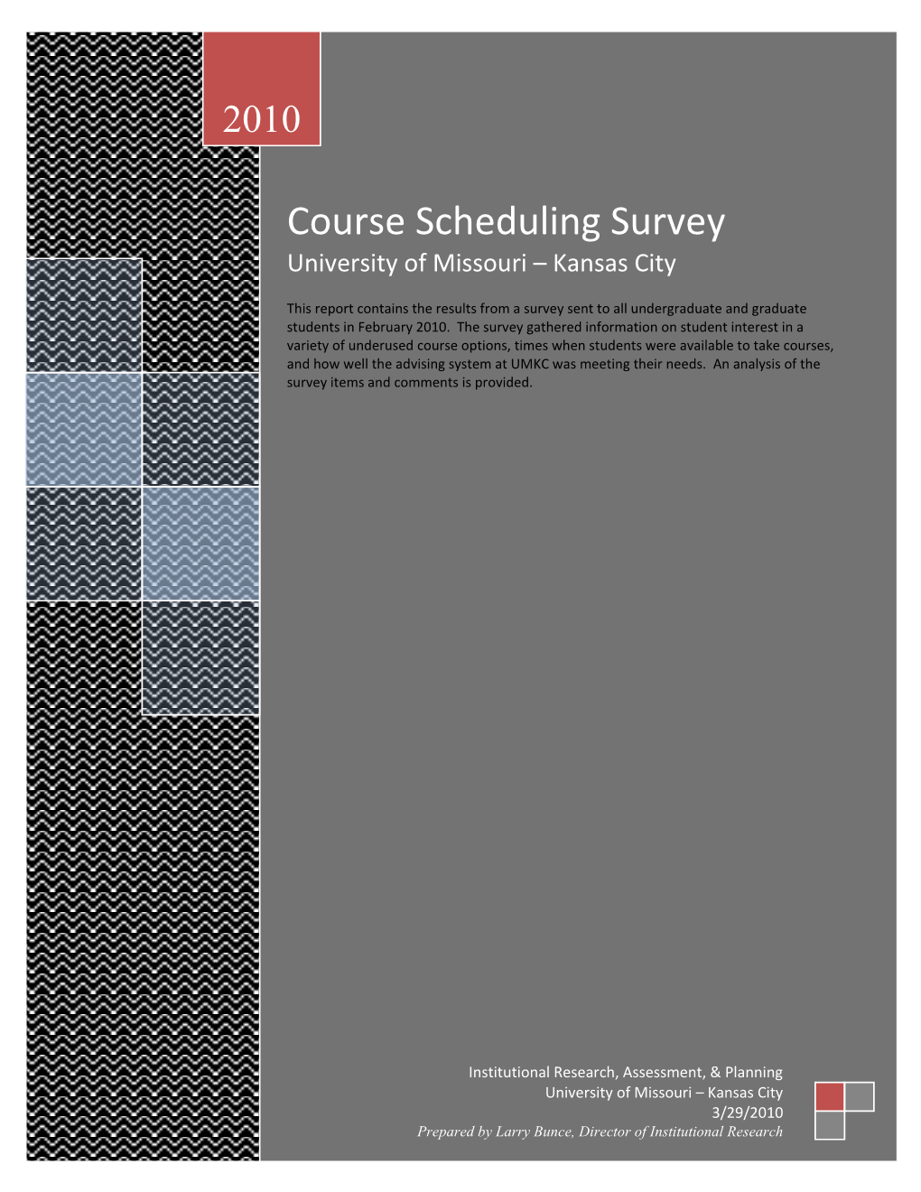 Course Scheduling Survey