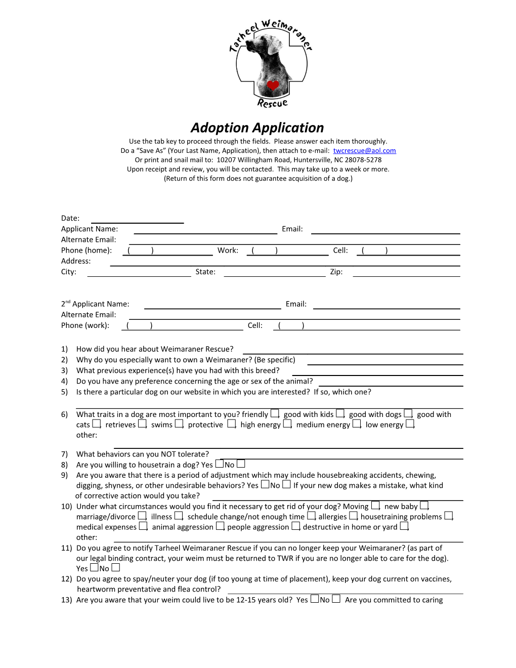 Adoption Application s1