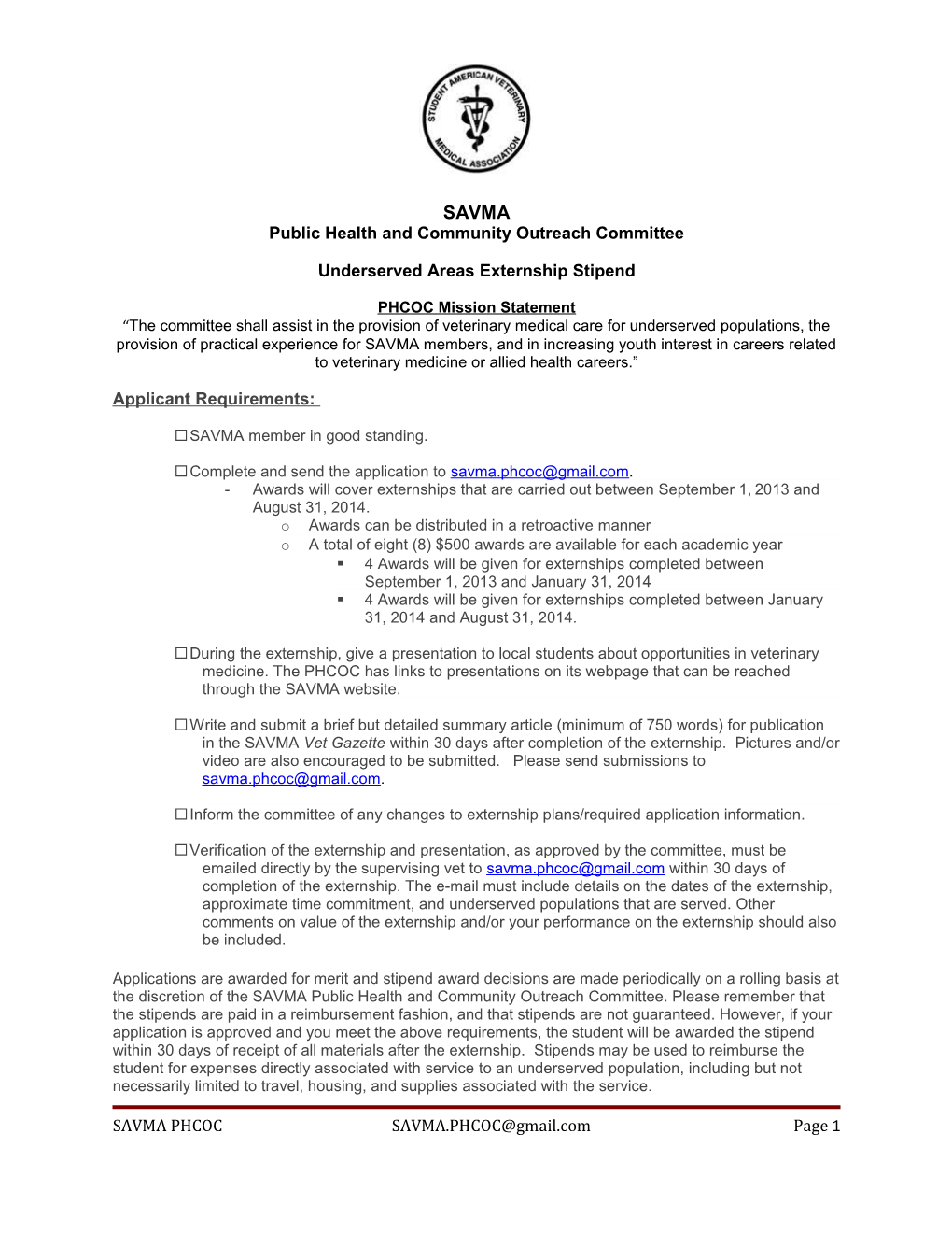 Public Health and Community Outreach Committee