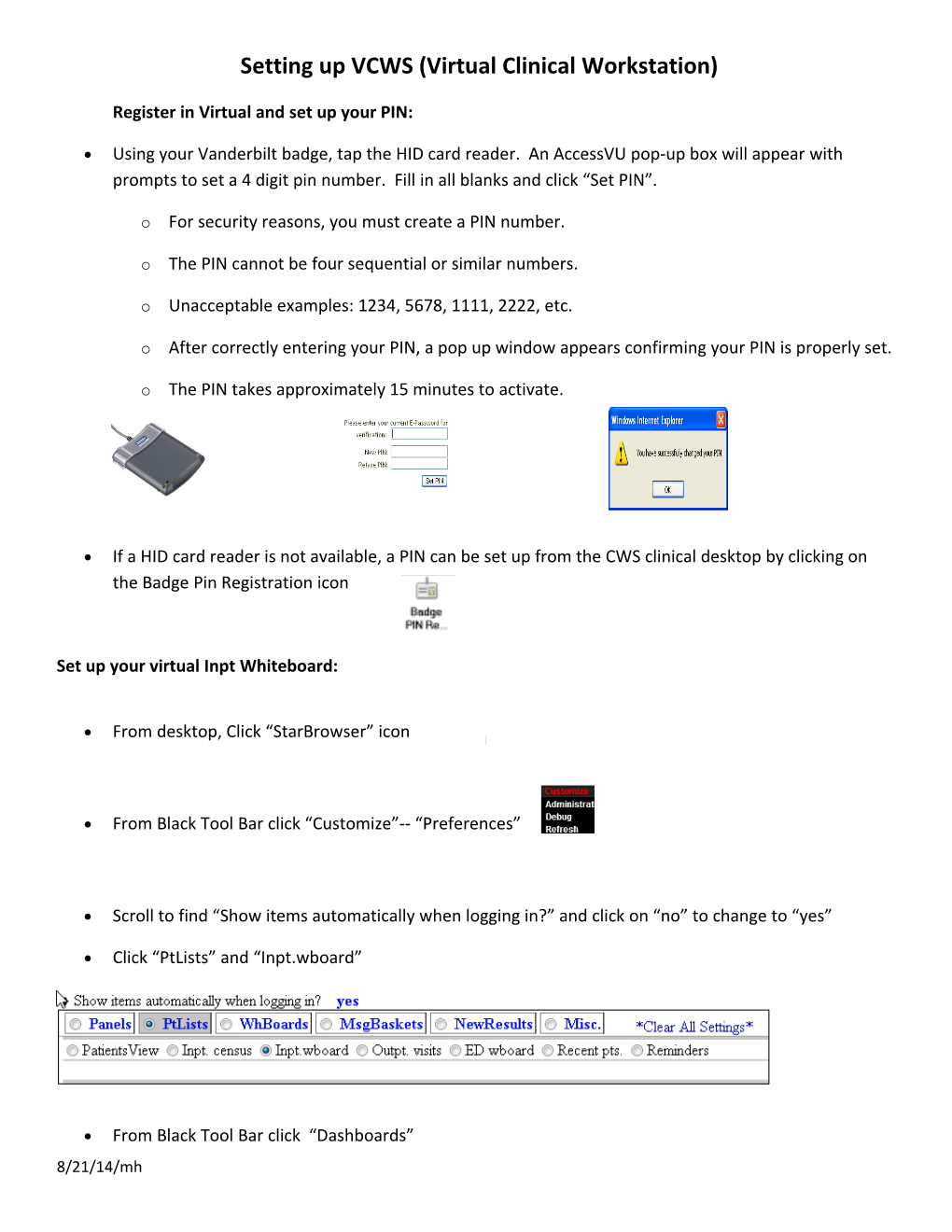 Register in Virtual and Set up Your PIN