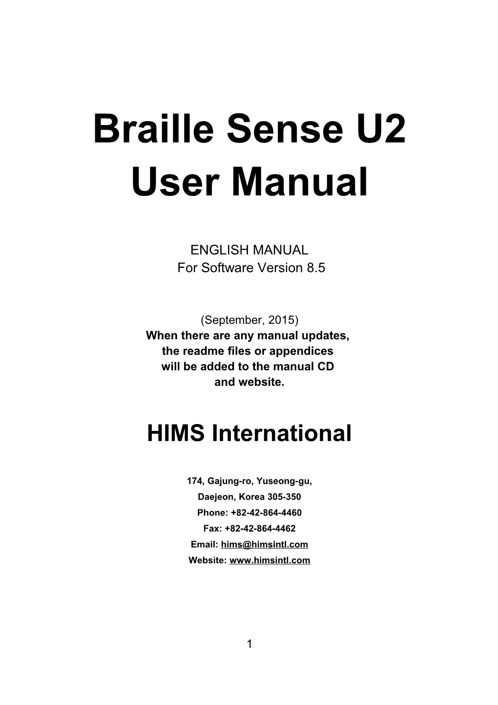 Braille Sense U2